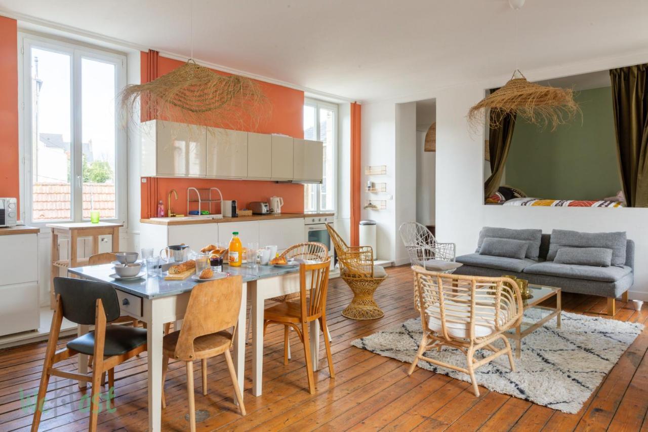 Coulmiers Bleu - Gare Sncf A 5 Min, Atypique & Confort Apartment Nantes